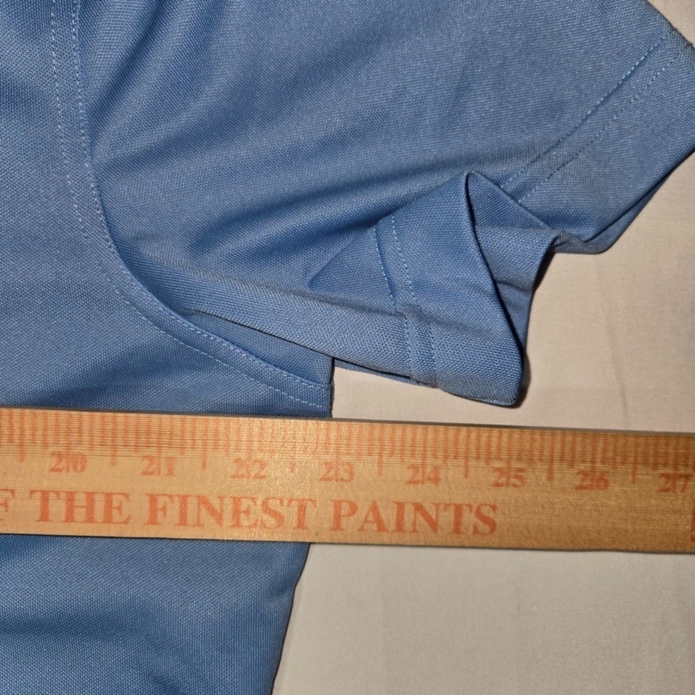 J.Lindeberg Stockholm Mens XL Golf Shirts Lot of 2 Blue White Polo Mock Neck Tee - Picture 5 of 13